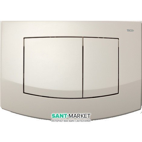 Кнопка смыва TECE TECEambia с двумя клавишами пластик пергамон 9240201