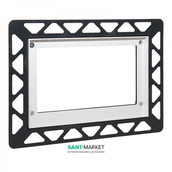 Монтажна рамка для установки скляних панелей Tece TECEloop / TECEsquare на рівні стіни білий 9240646