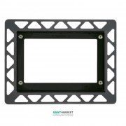 Монтажная рамка для установки стеклянных панелей Tece TECEloop/TECEsquare на уровне стены черный 9240647