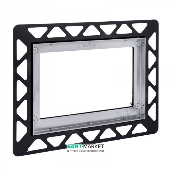 Монтажна рамка для установки скляних панелей Tece TECEloop / TECEsquare на рівні стіни хром глянсовий 9240649