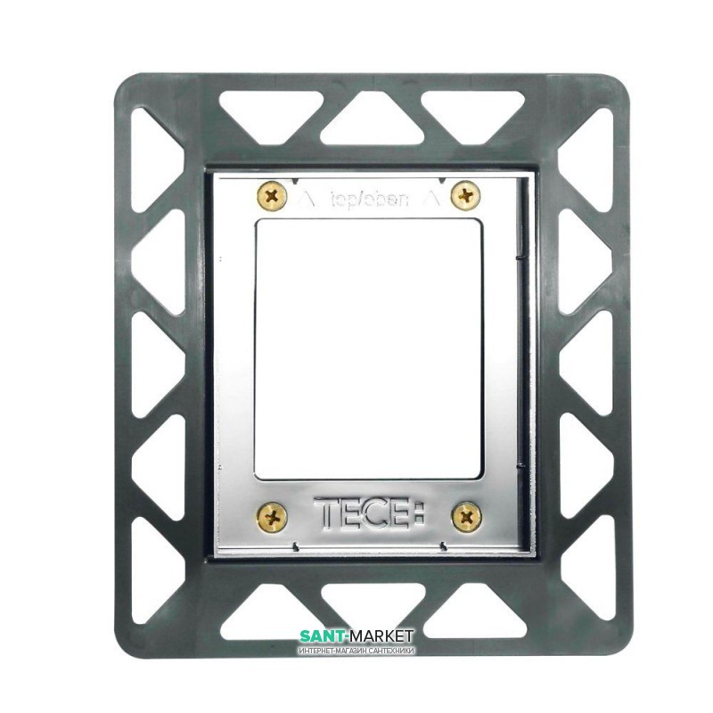 Монтажная рамка для установки стеклянных панелей Tece TECEloop/TECEsquare на уровне стены белый 9242646