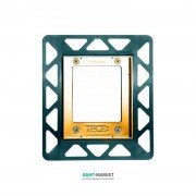 Монтажная рамка для установки стеклянных панелей Tece TECEloop/TECEsquare на уровне стены позолоченный 9242648