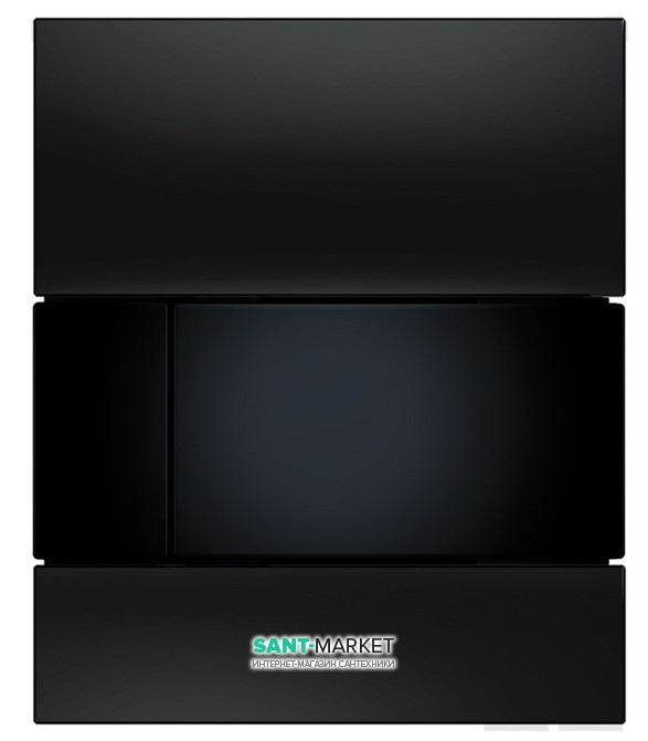 Панель смыва для писсуара TECE TECEsquare Urinal стеклянная черная клавиша черная 9242809