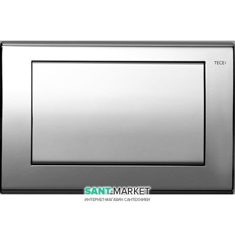 Панель змиву для унітазу Tece TECEplanus з однією клавішею нержавіюча сталь хром глянсовий 9240311