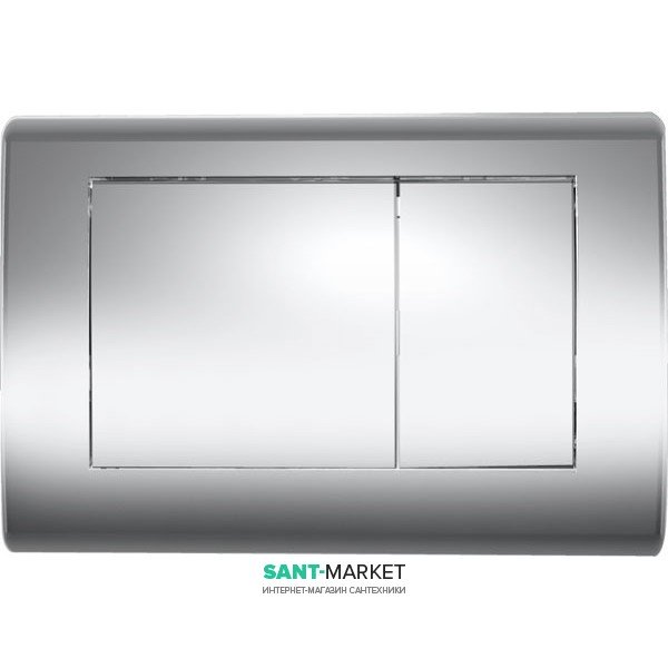 Панель смыва для унитаза TECE TECEplanus с двумя клавишами нержавеющая сталь хром глянцевый 9240321