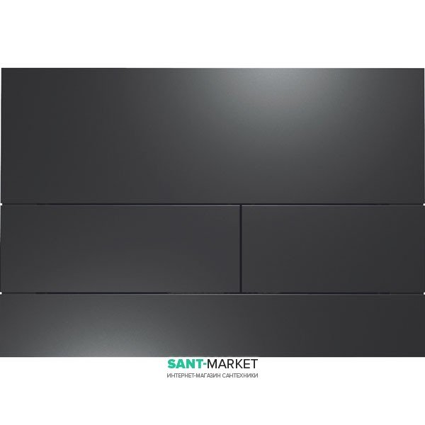 Панель смыва для унитаза TECE TECEsquare II с двумя клавишами черный матовый 9240833