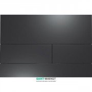 Панель смыва для унитаза TECE TECEsquare II с двумя клавишами черный матовый 9240833