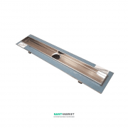 Жолоб водостічний TECE TECEdrainline прямий з гідроізоляцією Seal System 1000 мм нержавіюча сталь 601000