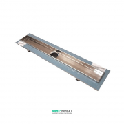 Желоб водосточный TECE TECEdrainline прямой с гидроизоляцией Seal System 1200 мм нержавеющая сталь 601200