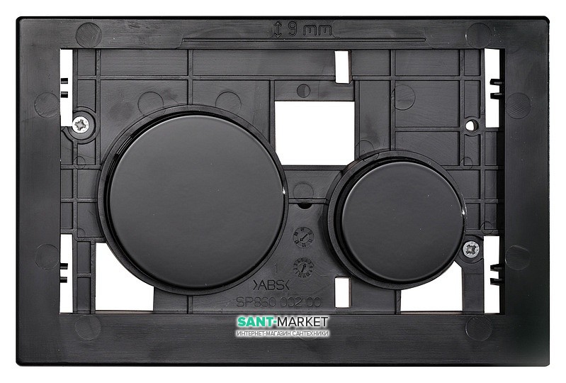 Кнопки смыва для унитаза TECE TECEloop modular без лицевой панели пластик черный 9240667