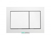 Панель змиву для унітазу TECE TECEbase з двома клавішами пластик білий 9240700