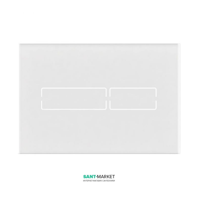 Панель смыва для унитаза Tece TECElux Mini сенсорная стекло белое 9240960