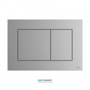 Панель смыва для унитаза Tece TECEnow с двумя клавишами пластик хром матовый 9240402