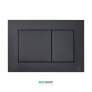 Панель змиву для унітазу Tece TECEnow з двома клавішами пластик чорний 9240403