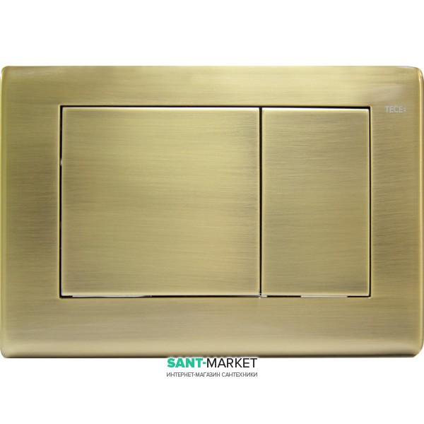 Панель змиву для унітазу TECE TECEplanus з двома клавішами латунь антична бронза 9240366