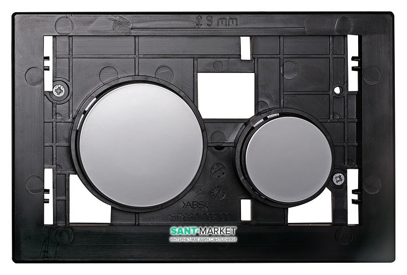 Кнопки смыва для унитаза TECE TECEloop modular без лицевой панели пластик хром глянцевый 9240666