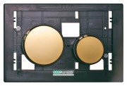 Кнопки смыва для унитаза TECE TECEloop modular без лицевой панели пластик позолоченные 9240668