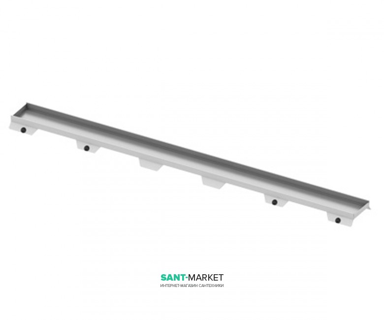 Основа для плитки TECE TECEdrainline Plate II для душового трапа полірована 900 мм нержавіюча сталь 600972