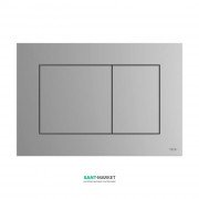 Панель змиву для унітазу Tece TECEnow з двома клавішами пластик хром матовий 9240402