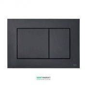 Панель змиву для унітазу Tece TECEnow з двома клавішами пластик чорний 9240403