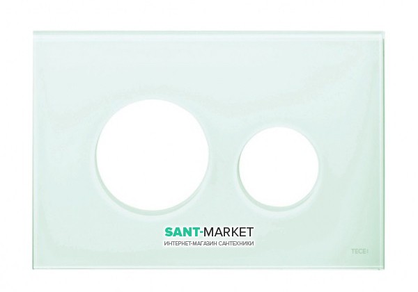 Лицевая панель TECE TECEloop modular без кнопок стекло светло-зеленый Emco 9240672