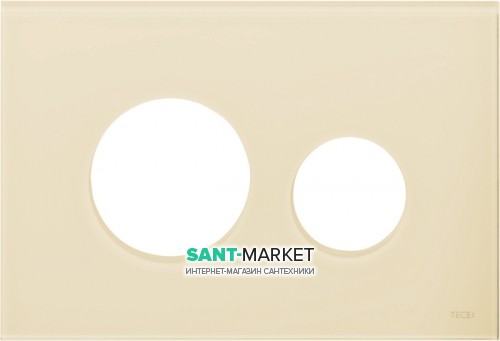 Лицевая панель TECE TECEloop modular без кнопок стекло слоновая кость 9240680