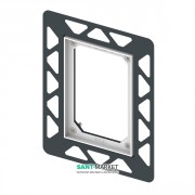 Монтажна рамка для установки електронних панелей Tece TECEfilo на рівні стіни чорний 9242042