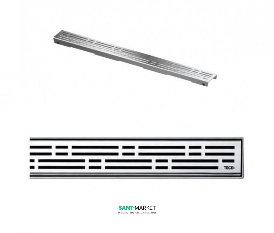 Решітка TECE TECEdrainline Basic для душового трапа матова пряма 700 мм нержавіюча сталь 600711