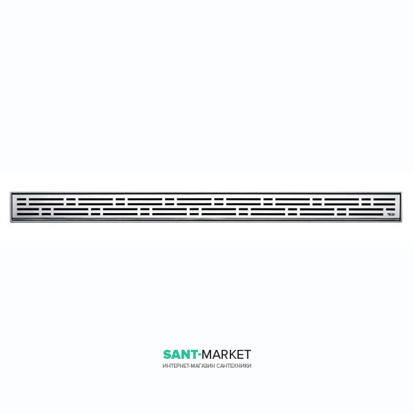 Решітка TECE TECEdrainline Basic для душового трапа полірована пряма 800 мм нержавіюча сталь 600810