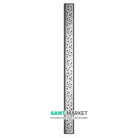 Решетка TECE TECEdrainline Drops для душевого трапа матовая прямая 700 мм нержавеющая сталь 600731