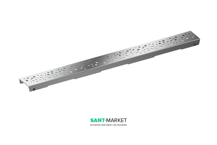 Решетка TECE TECEdrainline Drops для душевого трапа матовая прямая 900 мм нержавеющая сталь 600931