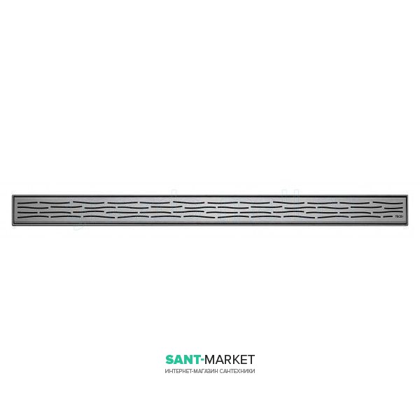 Решітка TECE TECEdrainline Organic для душового трапа матова пряма 800 мм нержавіюча сталь 600861