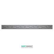 Решетка TECE TECEdrainline Organic для душевого трапа матовая прямая 800 мм нержавеющая сталь 600861