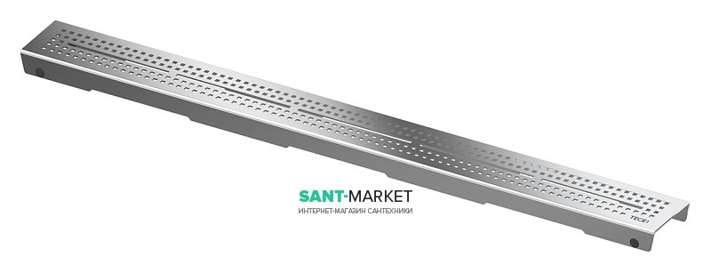 Решітка TECE TECEdrainline Quadratum для душового трапа матова пряма 700 мм нержавіюча сталь 600751