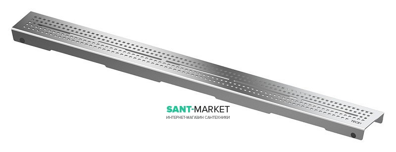 Решетка TECE TECEdrainline Quadratum для душевого трапа матовая прямая 800 мм нержавеющая сталь 600851