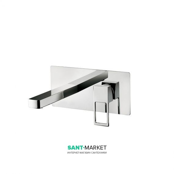 Змішувач для раковини одноважеля настінний Paffoni Effe хром EF 101 CR