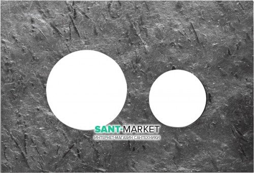 Лицевая панель TECE TECEloop modular без кнопок стекло полированный сланец 9240675