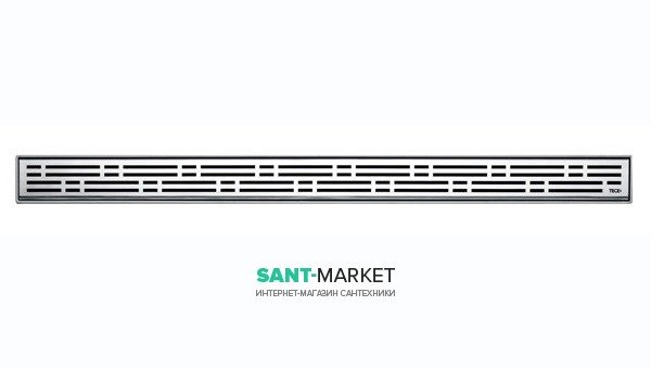 Решетка TECE TECEdrainline Basic для душевого трапа полированная прямая 1000 мм нержавеющая сталь 601010