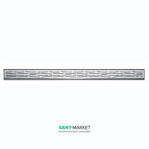 Решітка TECE TECEdrainline Organic для душового трапа полірована пряма 700 мм нержавіюча сталь 600760