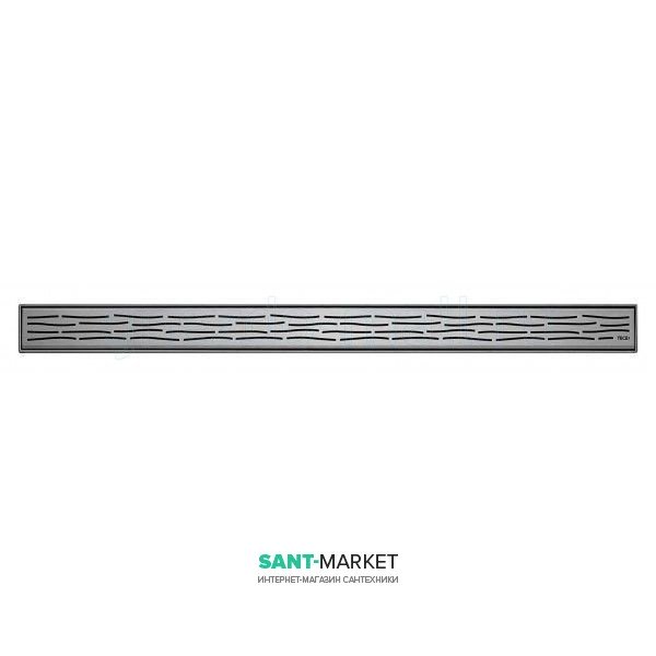 Решетка TECE TECEdrainline Organic для душевого трапа матовая прямая 900 мм нержавеющая сталь 600961