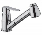 Змішувач для кухні з висувною лійкою Paffoni Blu хром BLU 183 CR