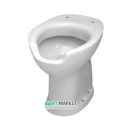 Унитаз напольный с ободком Kerasan Disabili белый 020103