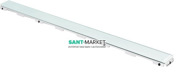 Стеклянная панель TECE TECEdrainlinе с решеткой для слива 120 см зеленый 601290