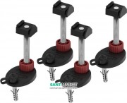 Комплект опор для дренажного каналу Tece TECEdrainline 4шт. 139-187 мм нержавіюча сталь / пластик 660004