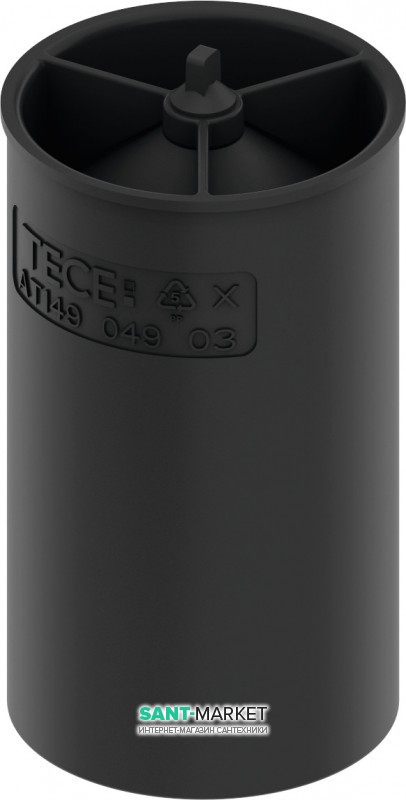 Погружной стакан з мембраною для сифона 650002, 650003 Tece TECEdrainline пластик чорний 660017