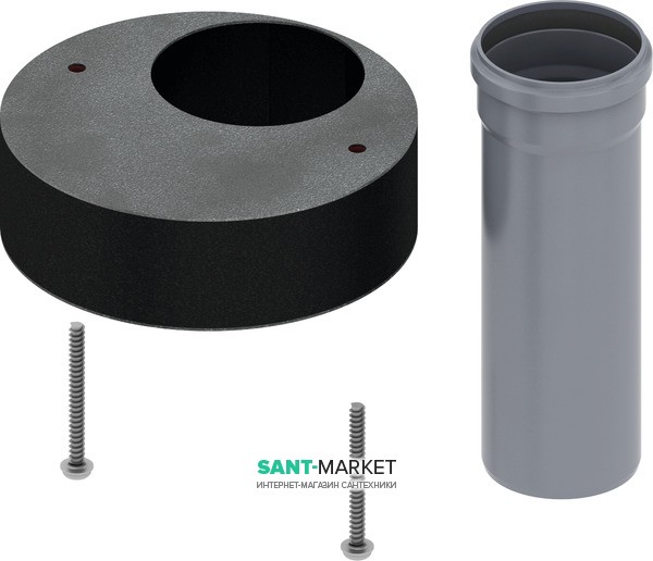 Протипожежний захист для сифона вертикального 650003 TECE TECEdrainline пластик 660006