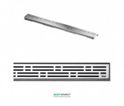 Решетка TECE TECEdrainline Basic для душевого трапа матовая прямая 1200 мм нержавеющая сталь 601211