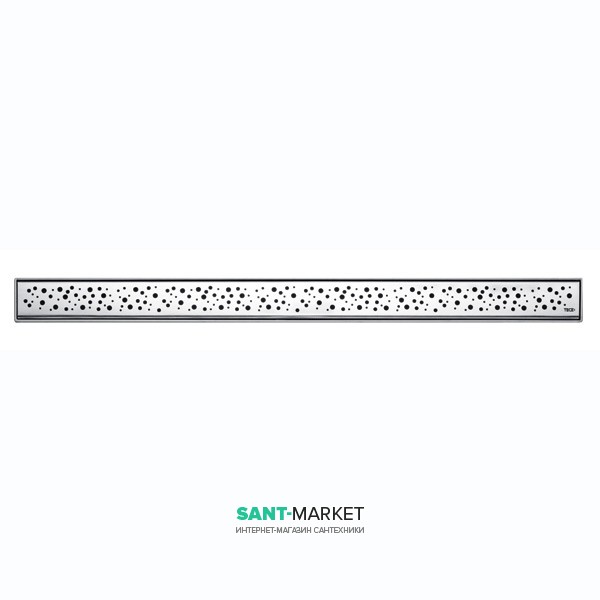 Решетка TECE TECEdrainline Drops для душевого трапа матовая прямая 1000 мм нержавеющая сталь 601031