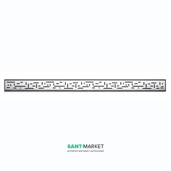 Решетка TECE TECEdrainline Lines для душевого трапа матовая прямая 1000 мм нержавеющая сталь 601021