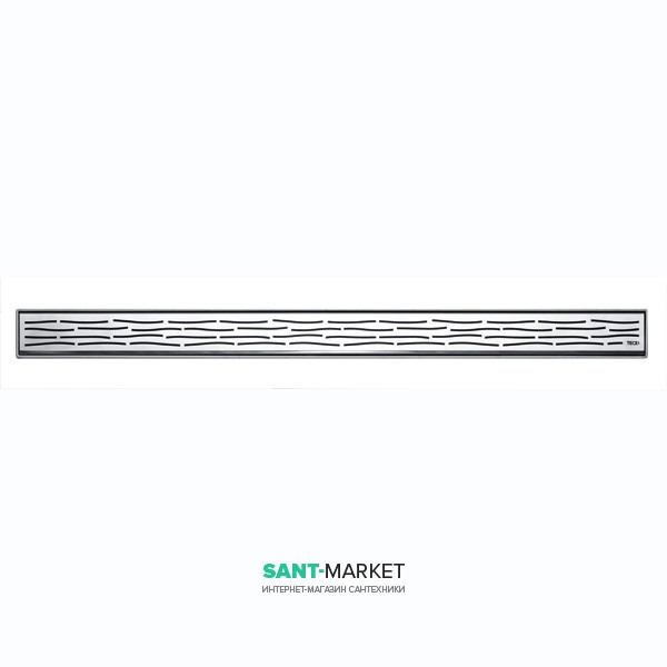 Решітка TECE TECEdrainline Organic для душового трапу матова пряма 1000 мм нержавіюча сталь 601061